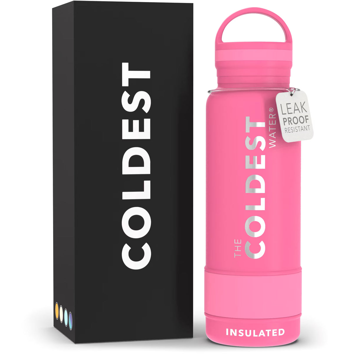 21 oz Flamingo Pink Stainless Steel Triple Walled Water Bottle R60070
