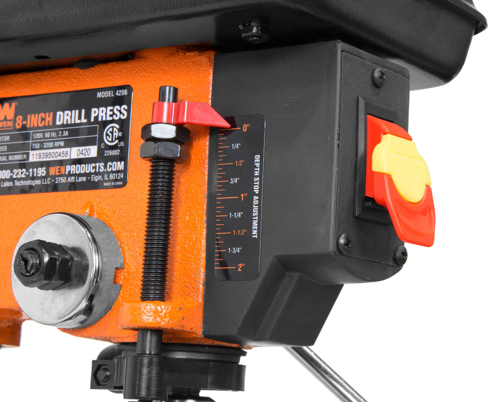 2.3-Amp 8-Inch 5-Speed Cast Iron Benchtop Drill Press E350633