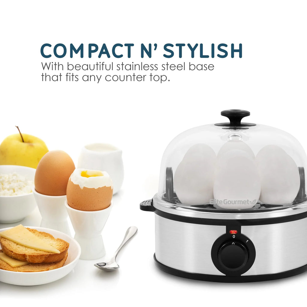 Electric Egg Cooker with Auto Shut-Off, 7 Egg Z6886