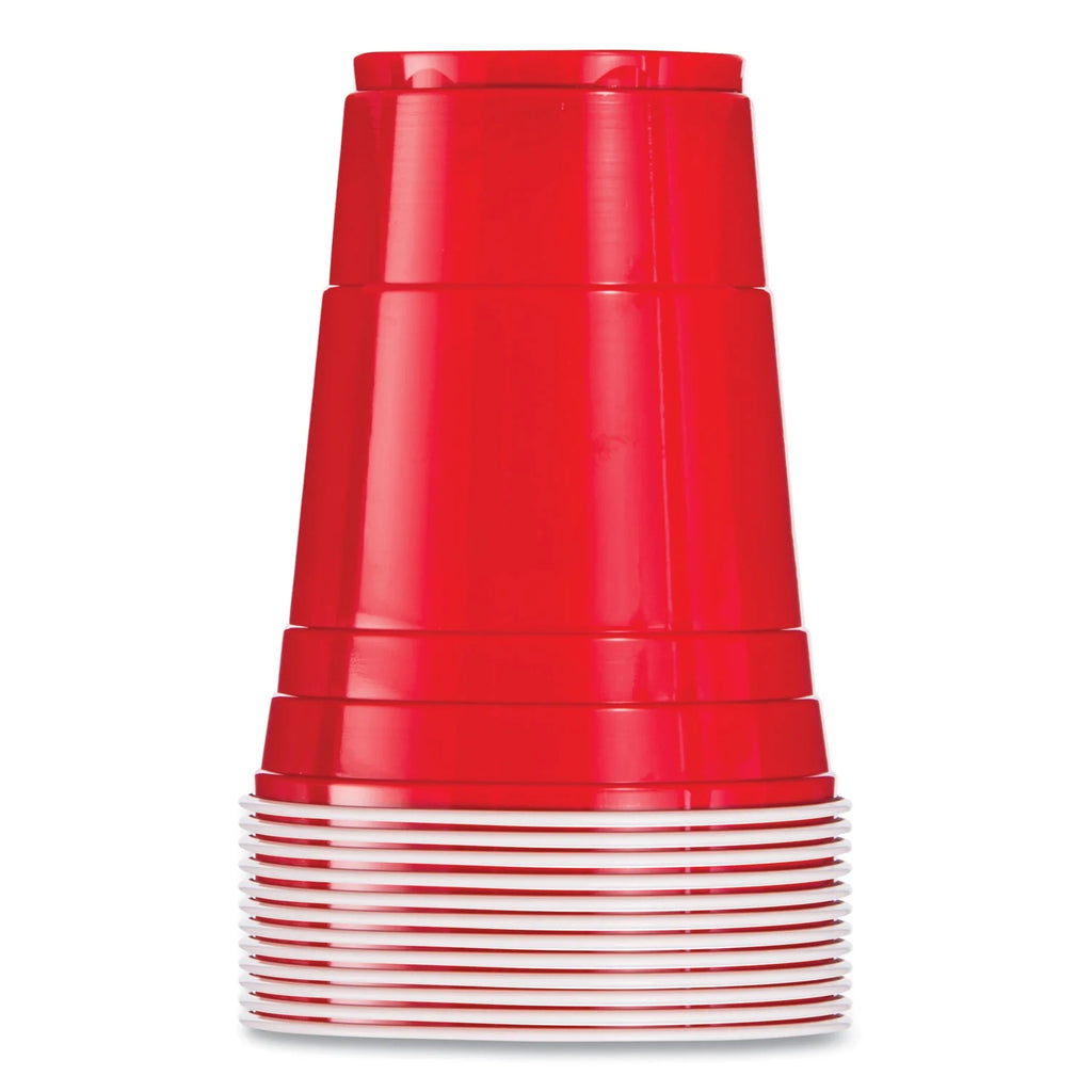 Red 16 Oz Plastic Cold Drink Cups N303222