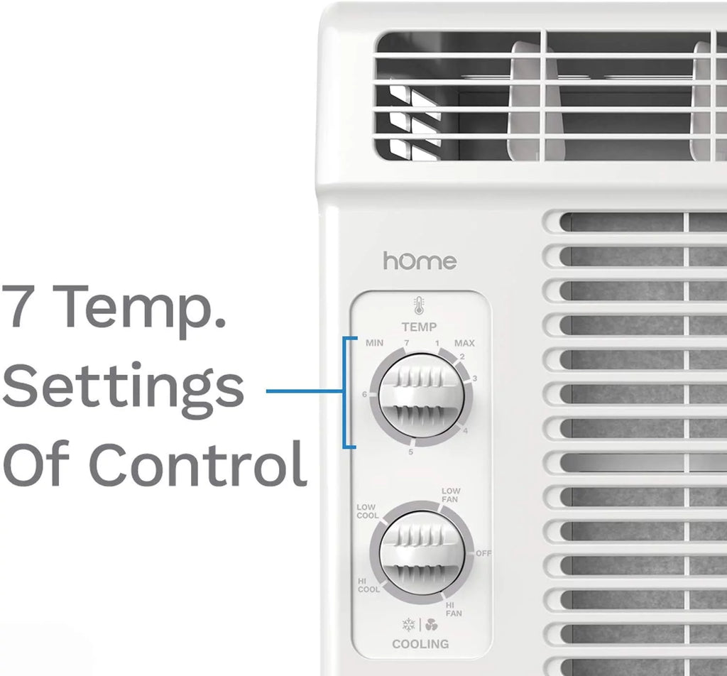 5000 BTU Compact Window Air Conditioner with Washable Filter L649425