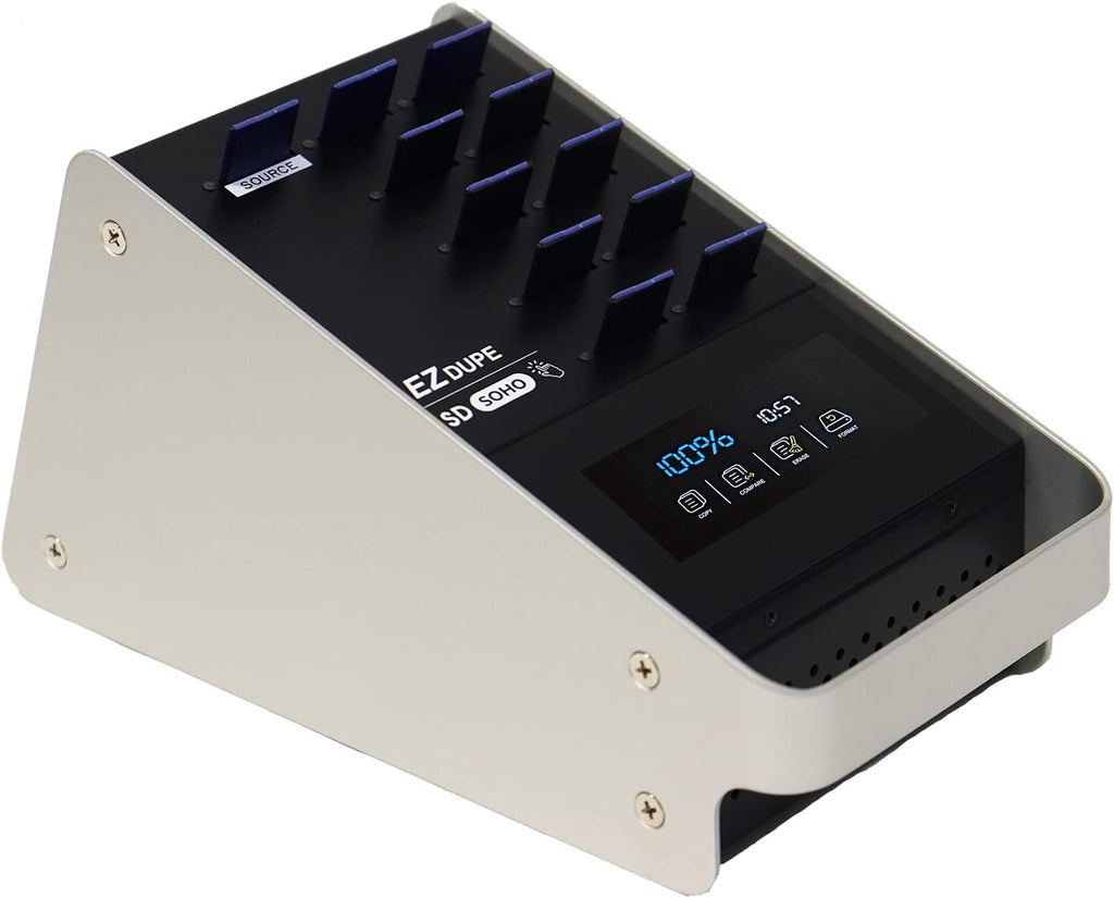 1 to 10 SD MicroSD Card Duplicator with Touch Screen W85028