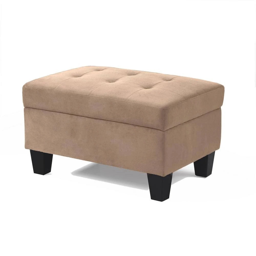 Beige Sectional Ottoman C87218