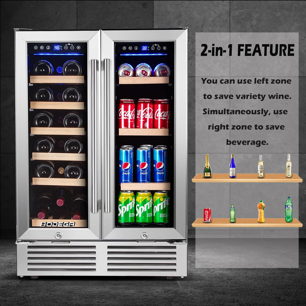 24'' Dual Zone Wine Refrigerator Z618