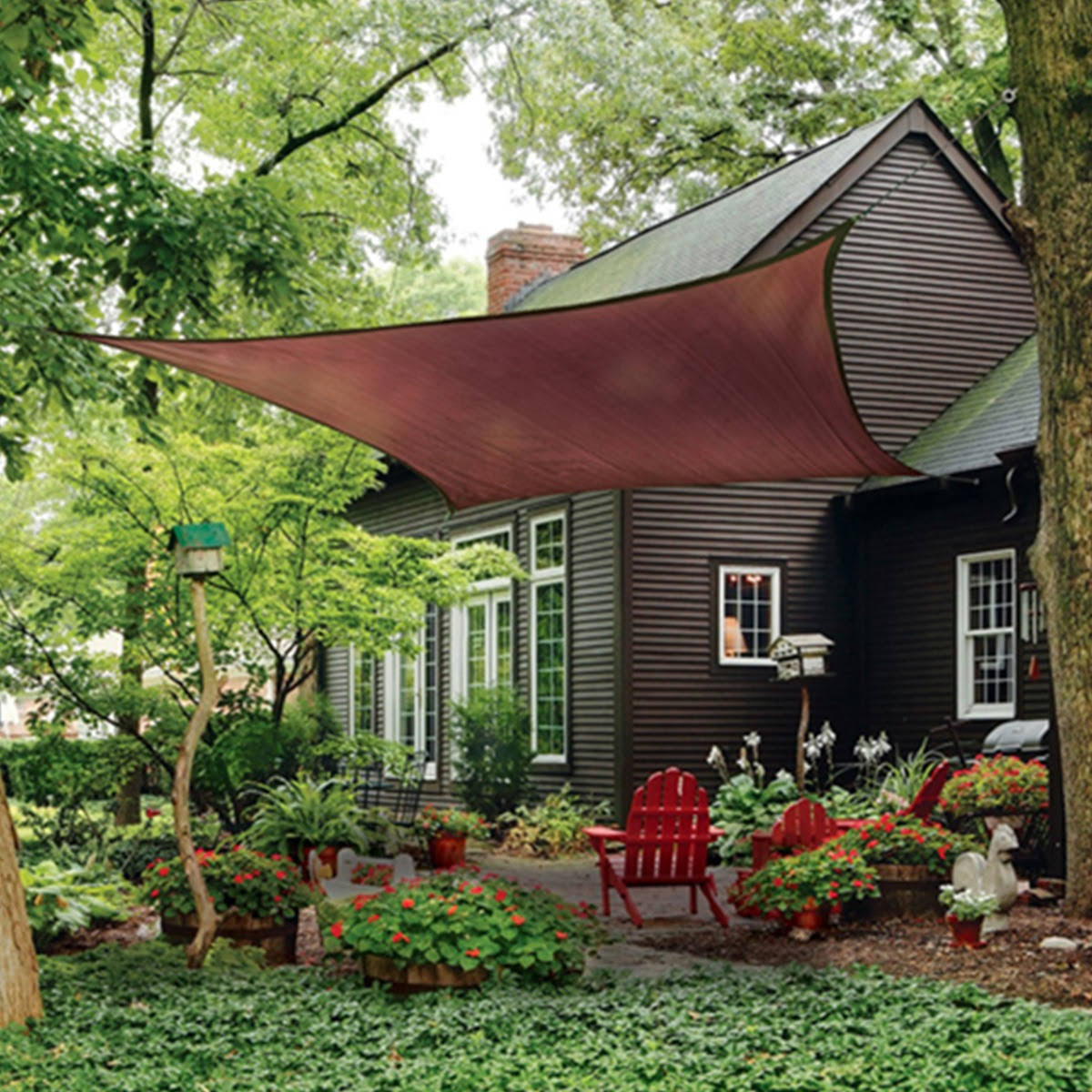 Terracotta 12 ft Sun Shade Sail V680085