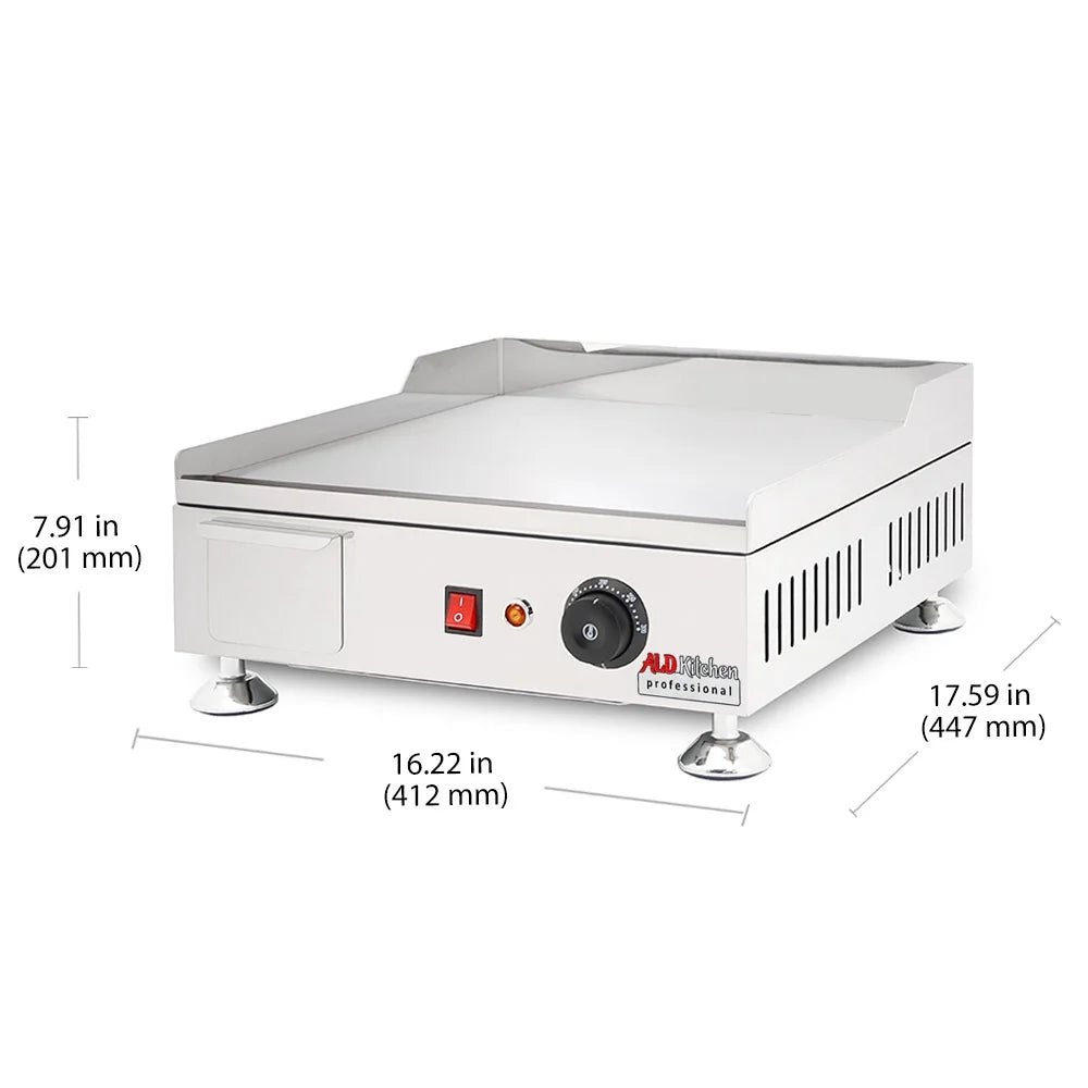 Flat Top Griddle Cooking Surface 16.00" x 18.00" H964530