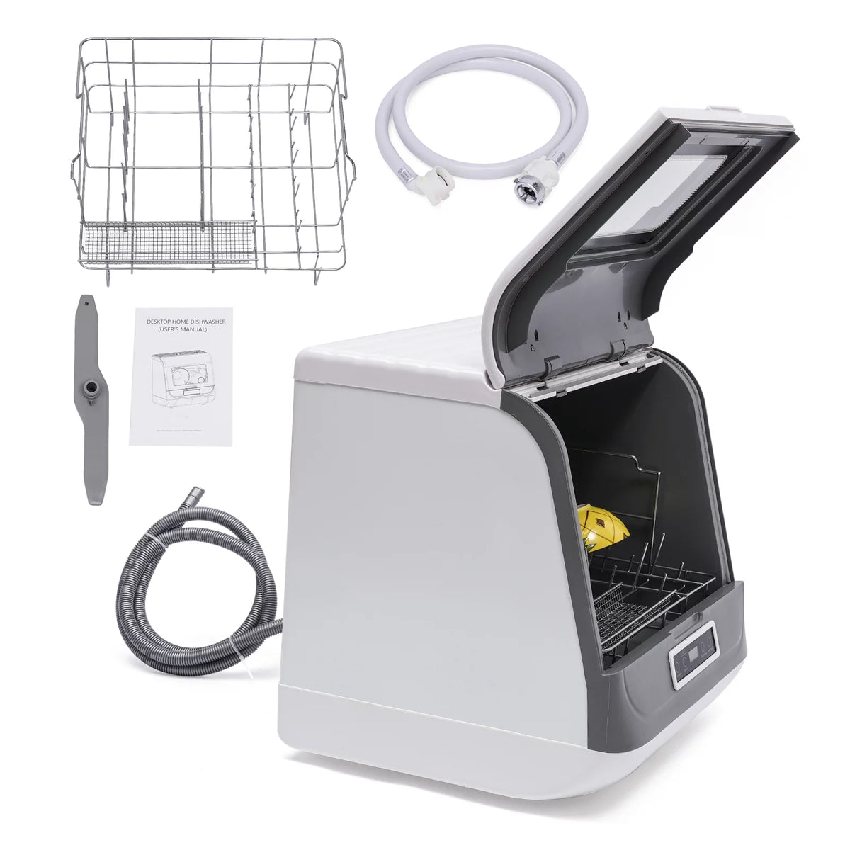 Portable Countertop Dishwasher with 3 Washing Programs F81293