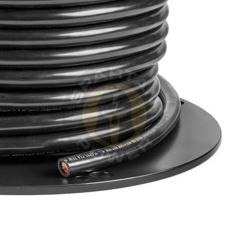 50 Feet Black 4 AWG Battery Cable D6537