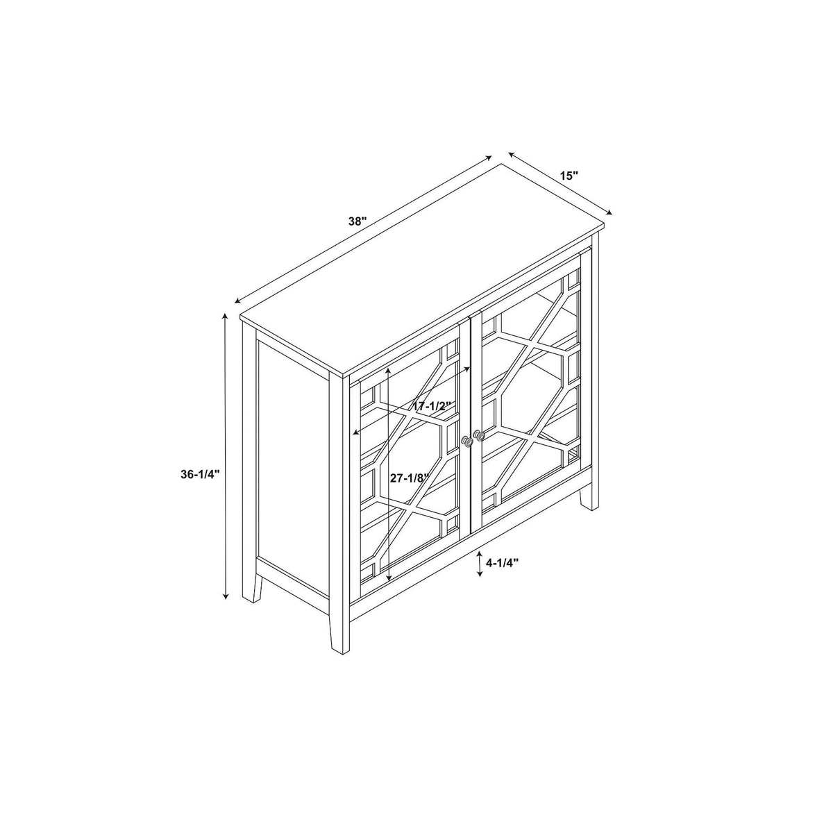 Gray Large Cabinet V3925