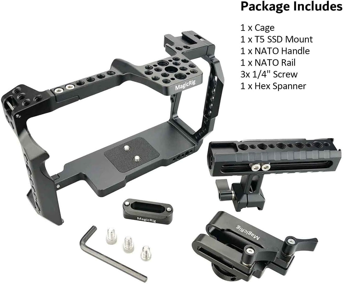 Camera Full Cage with NATO Rail and Top Handle E5511