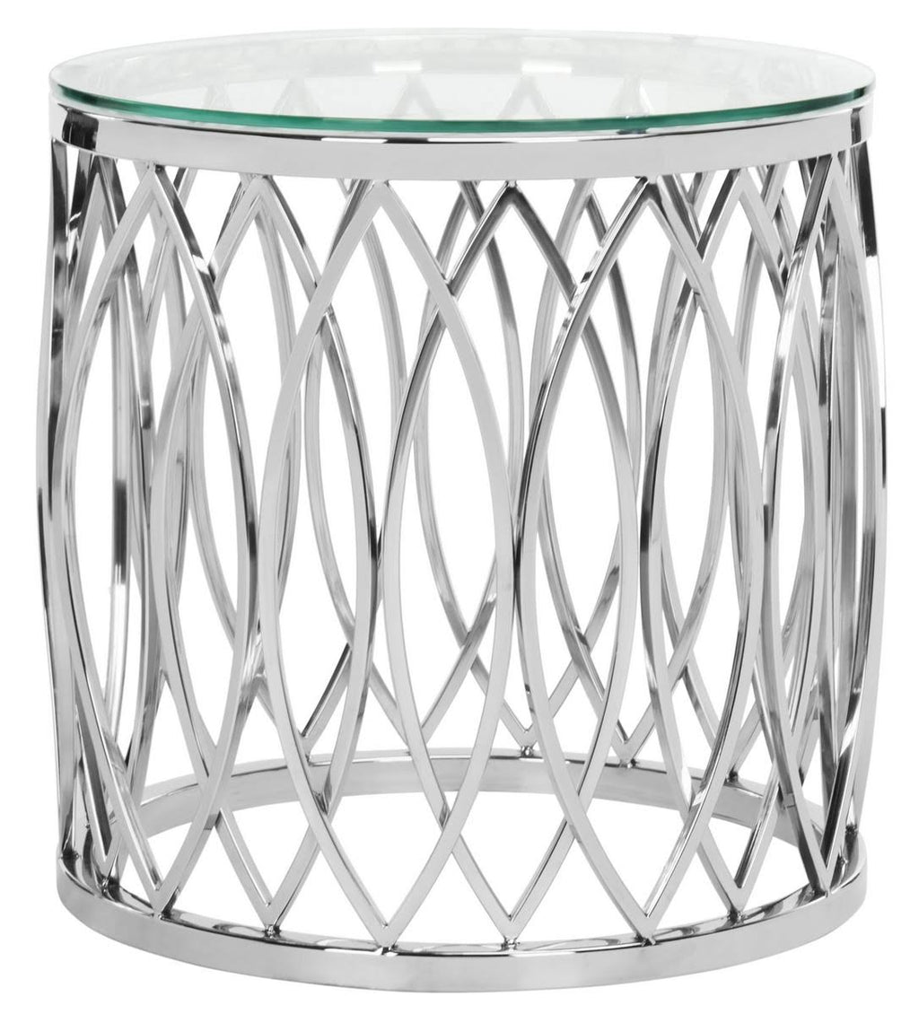 Glass Top End Table I12586