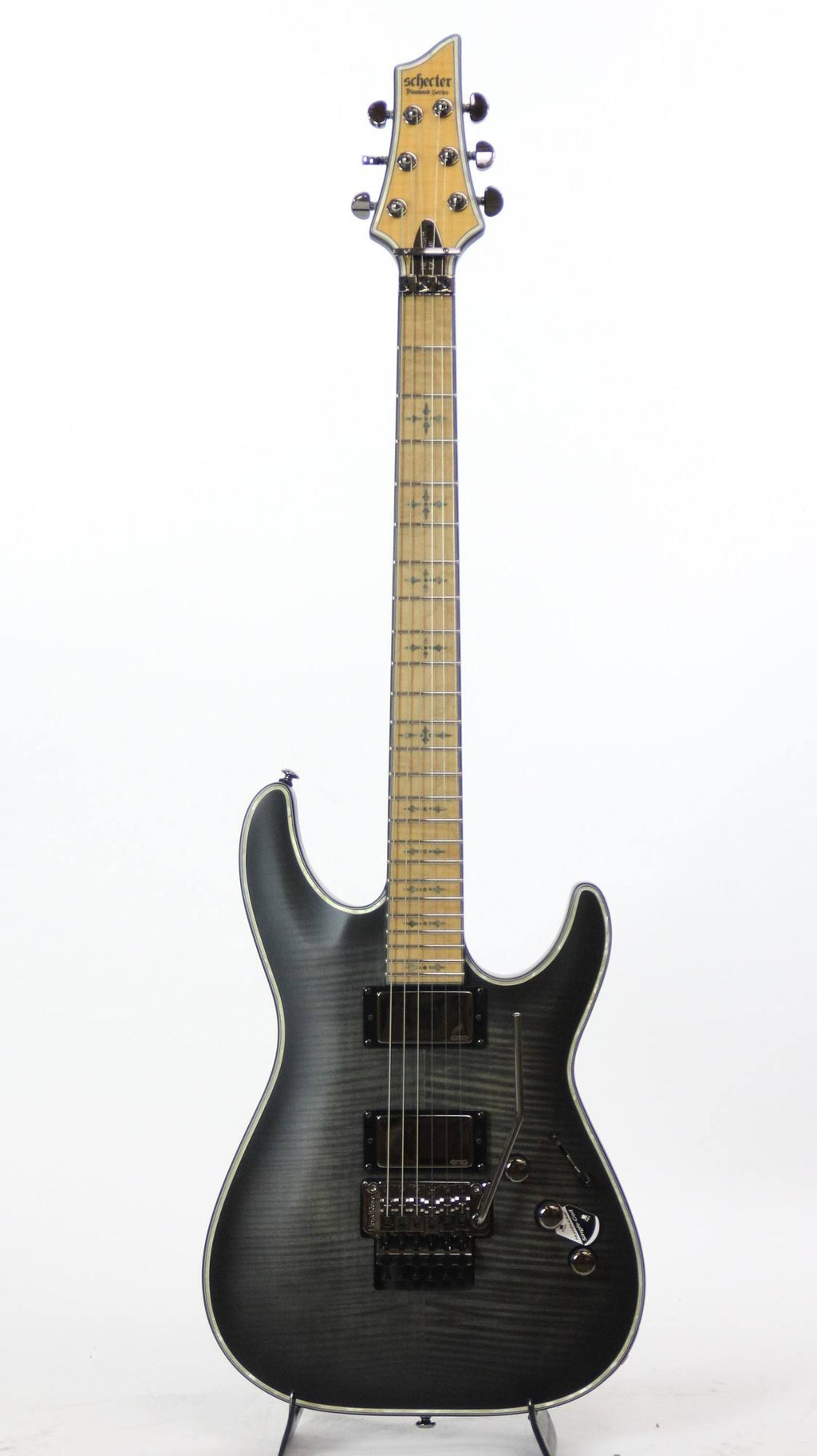 See-Thru Black Satin Electric Guitar B603738