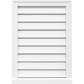 PVC Gable Vent with Brickmould P1133