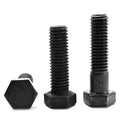 M16 x 2.00 x 30 mm Coarse Thread Class 8.8 Hex Cap Screw Medium Carbon Steel Black Oxide Pk 50 L247685