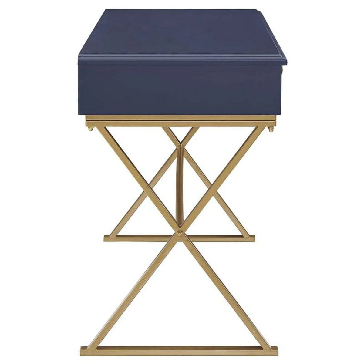 Blue and Gold Writing Desk S645