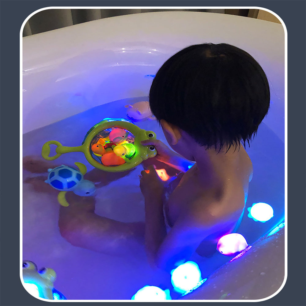 Fishing Game Bath Toys with Fish Net H149