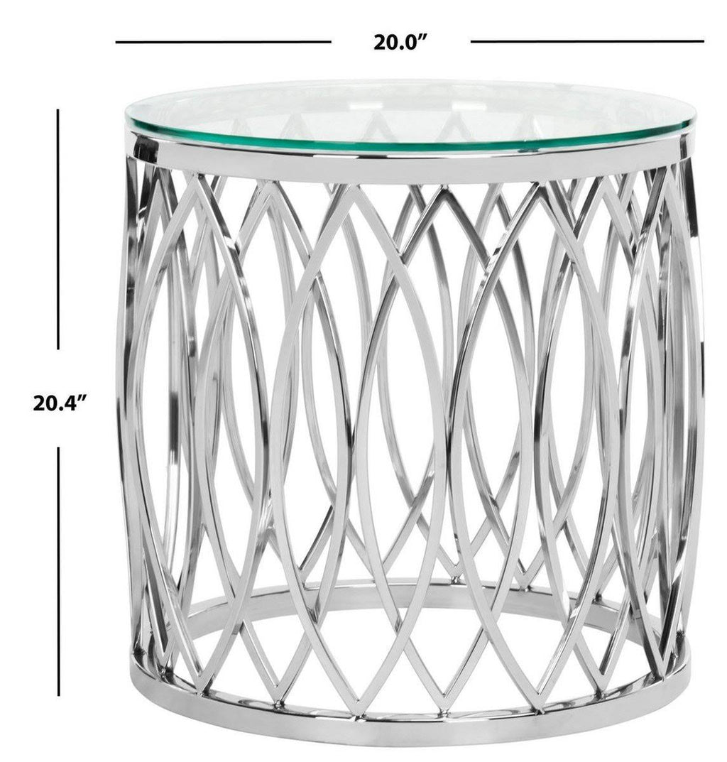 Glass Top End Table I12586