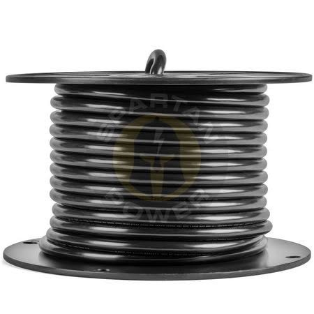 50 Feet Black 4 AWG Battery Cable D6537