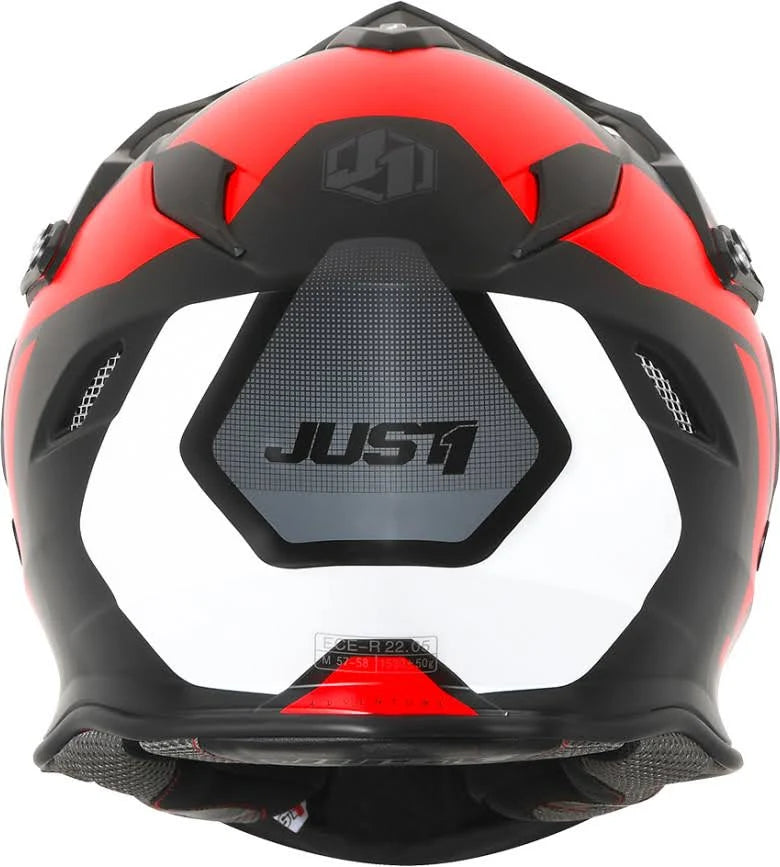 Black Red Motocross Helmet Size XL Y676041