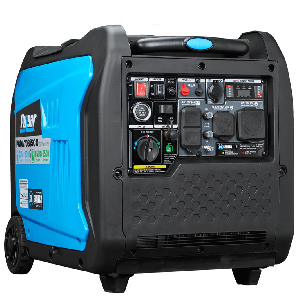 7,250 Watt Dual Fuel Inverter Generator with Remote Start E75887
