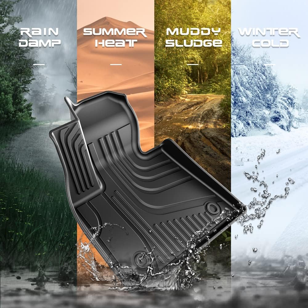 Black TPE Car Floor Liners for Hyundai Tucson S674