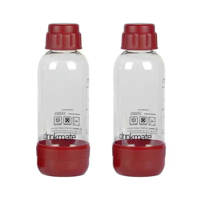 Red Carbonating Water Machine Bottles G7649