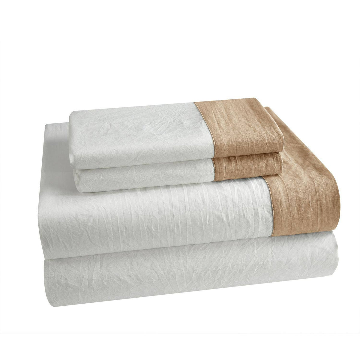 12 Piece Beige Queen Bedding Set M122648