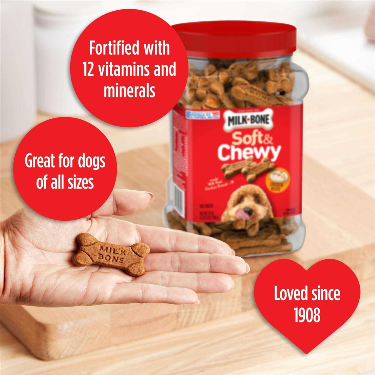 Soft & Chewy Chicken Dog Treats M173342