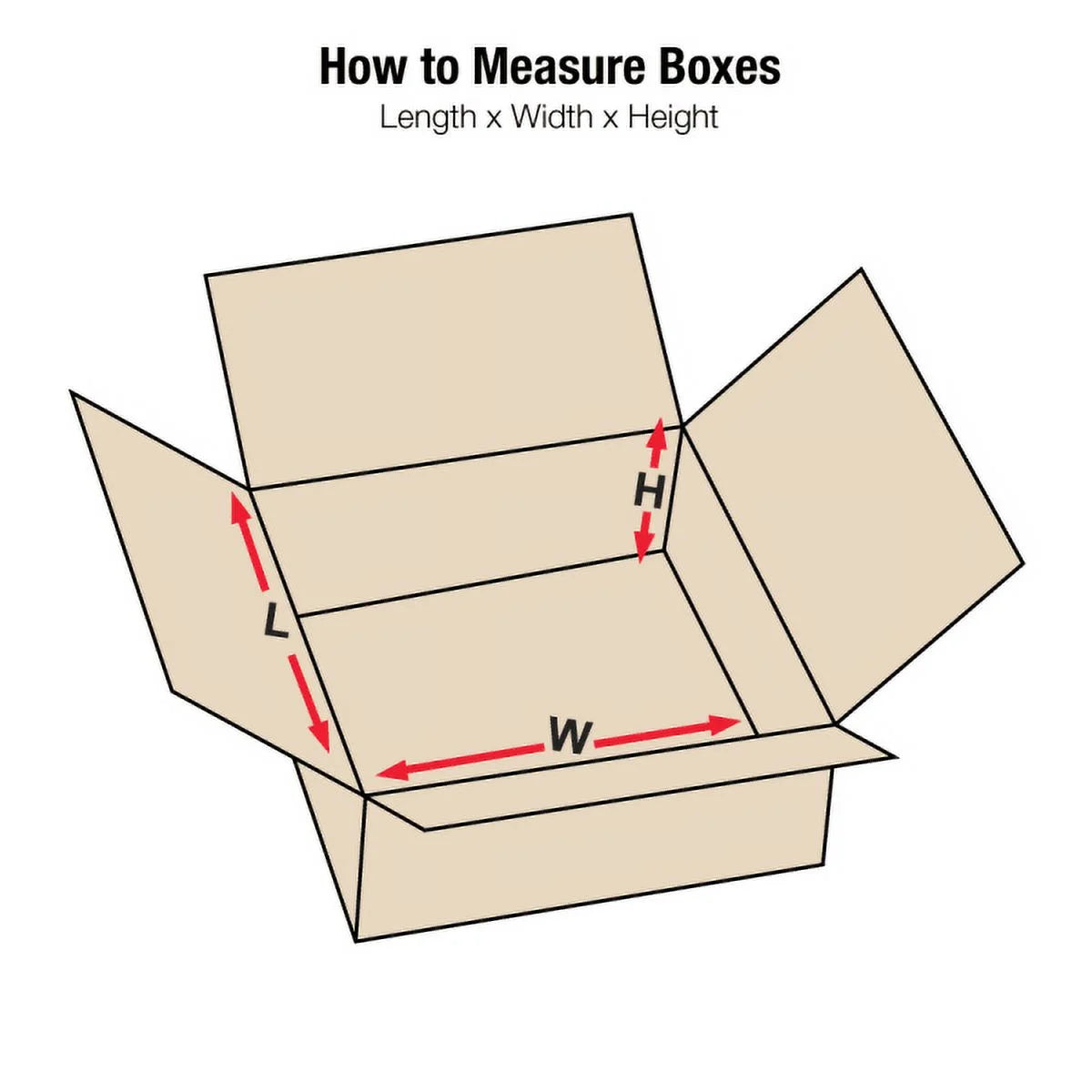 Kraft Flat Boxes, 12" x 12" x 5", Pack Of 25 X38479