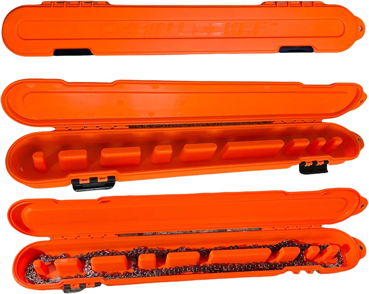 Orange Chainsaw Chain Storage Case J400877
