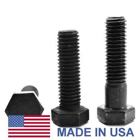 5/16 inch-24 x 5 1/2 inch Fine Thread Grade 5 Hex Cap Screw Black Oxide Pk 50 A69540