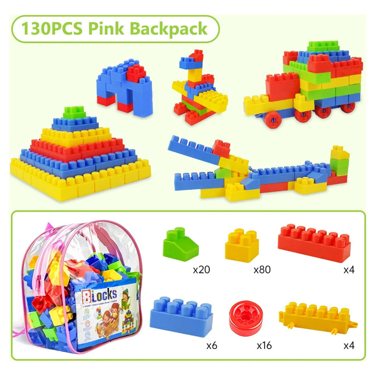 130 Pcs Building Toy V78514