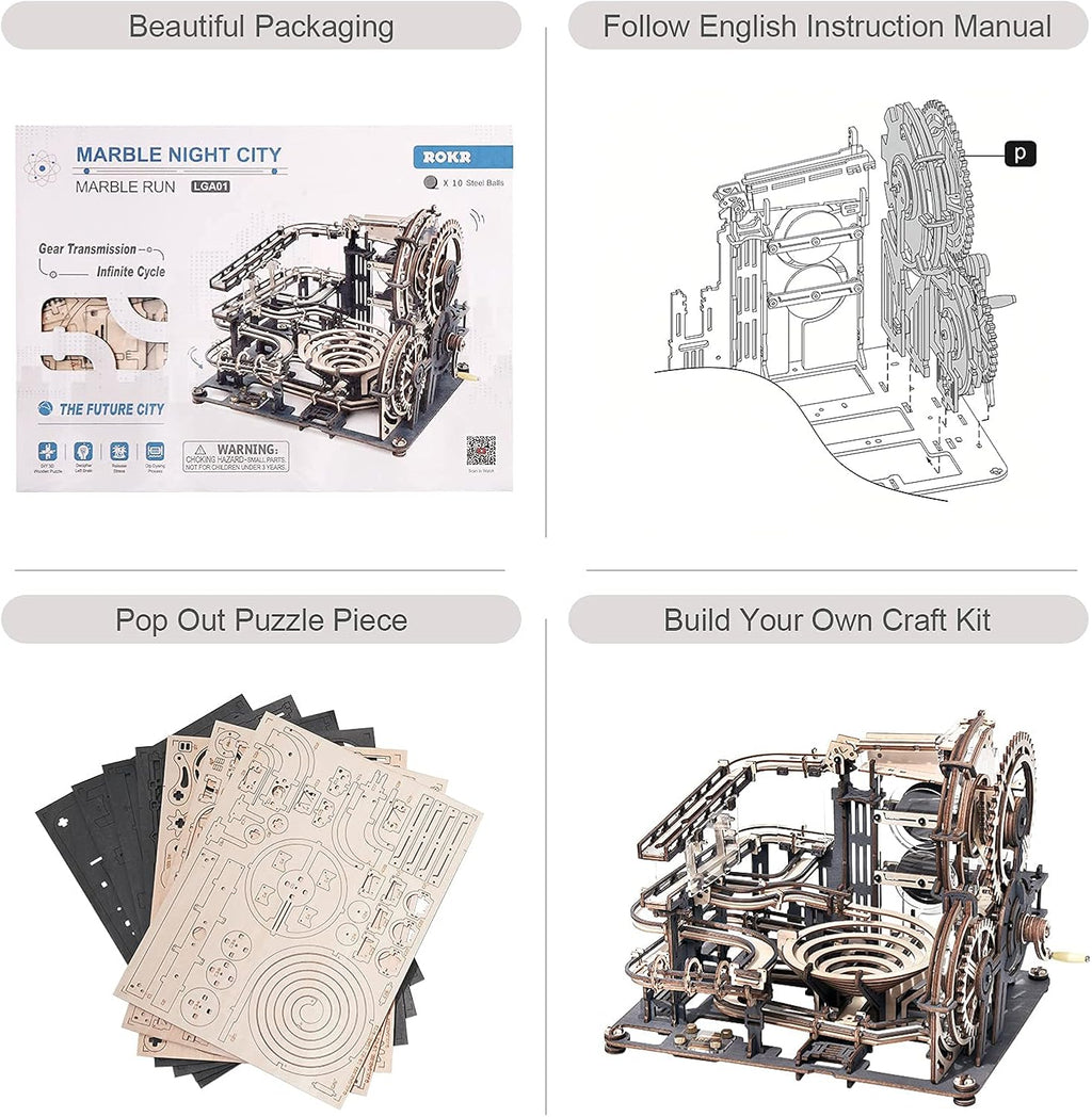 3D Wooden Puzzle Mechanical Building Kit C5669