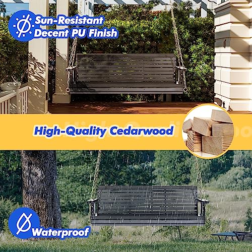 White 5 FT Heavy Duty Porch Swing Chair Bench R754847