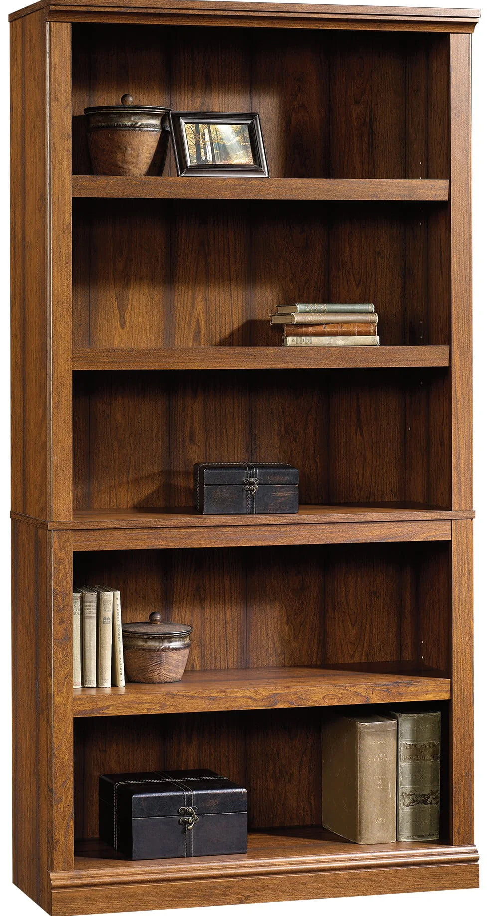 Chalked Chestnut 5-Shelf Bookcase A4471
