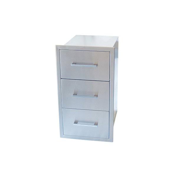 Beveled Frame Paper Towel Combo Drawer, 17x22 D499