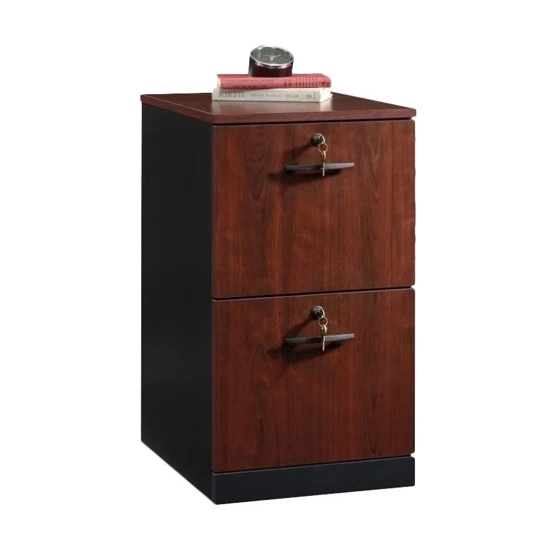 2 Drawer Wood Filing Cabinet Set C242