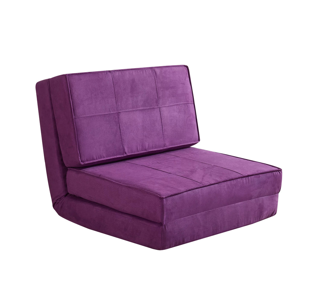Ultra Soft Suede Convertible Flip Lounge Chair M79018