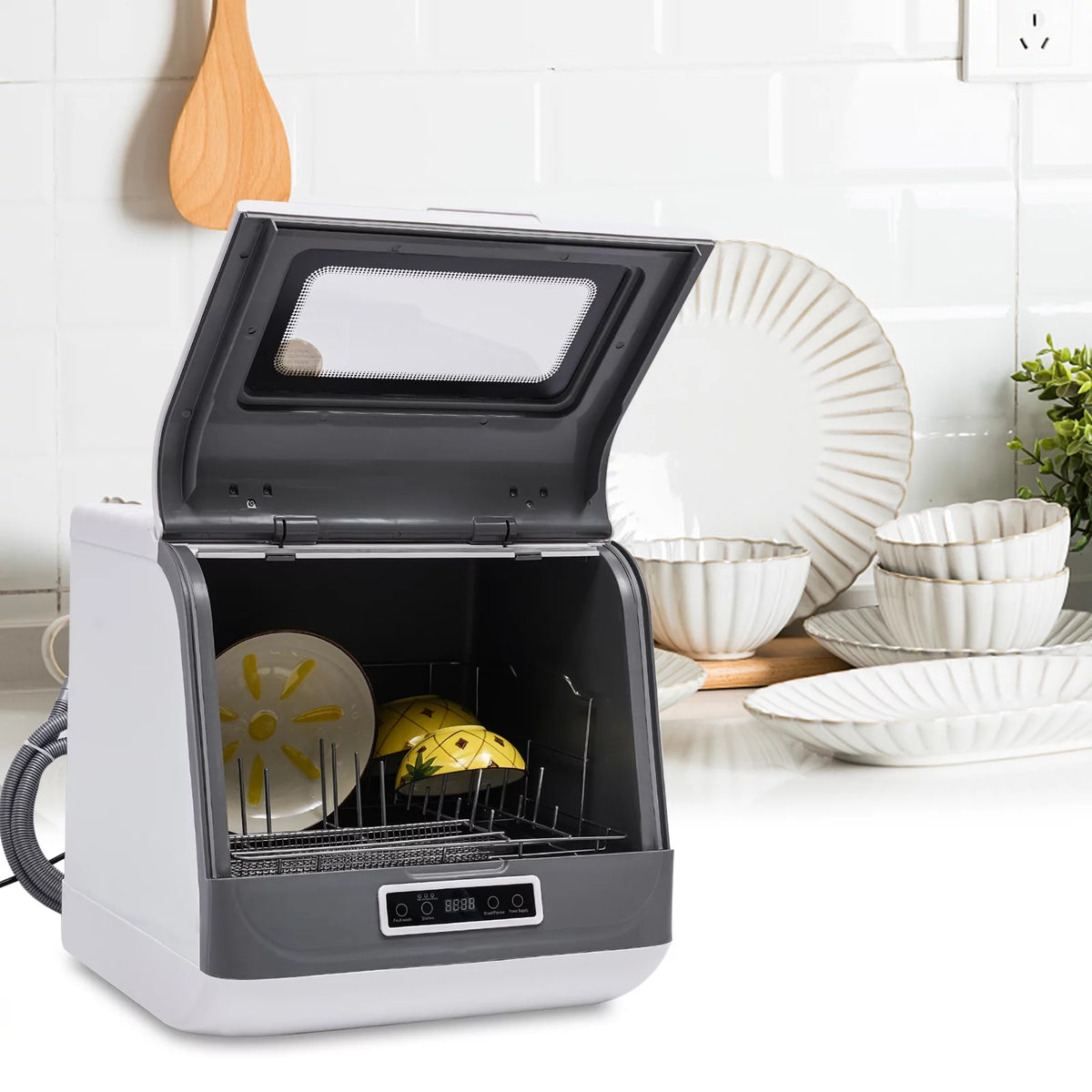 Portable Countertop Dishwasher with 3 Washing Programs F81293