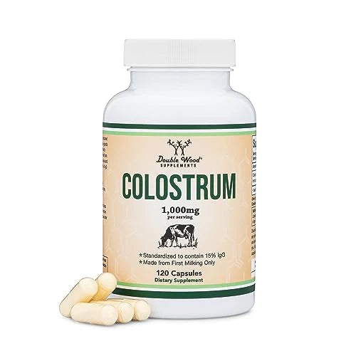 Colostrum Supplement 120 Capsules 1,000mg 15% IgG O509