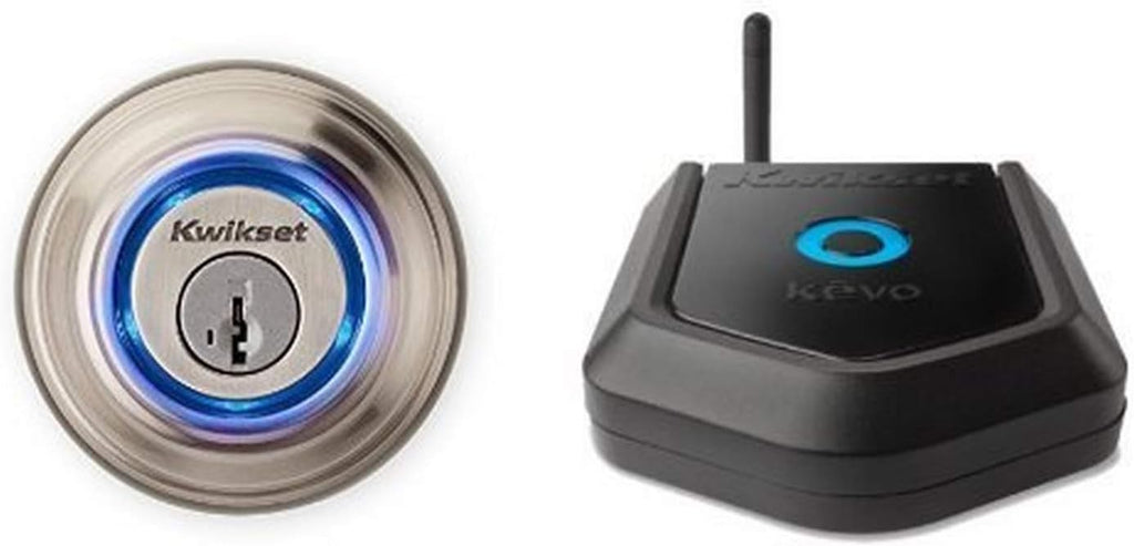Bluetooth Smart Lock in Venetian Bronze and Kevo Plus Hub E83225