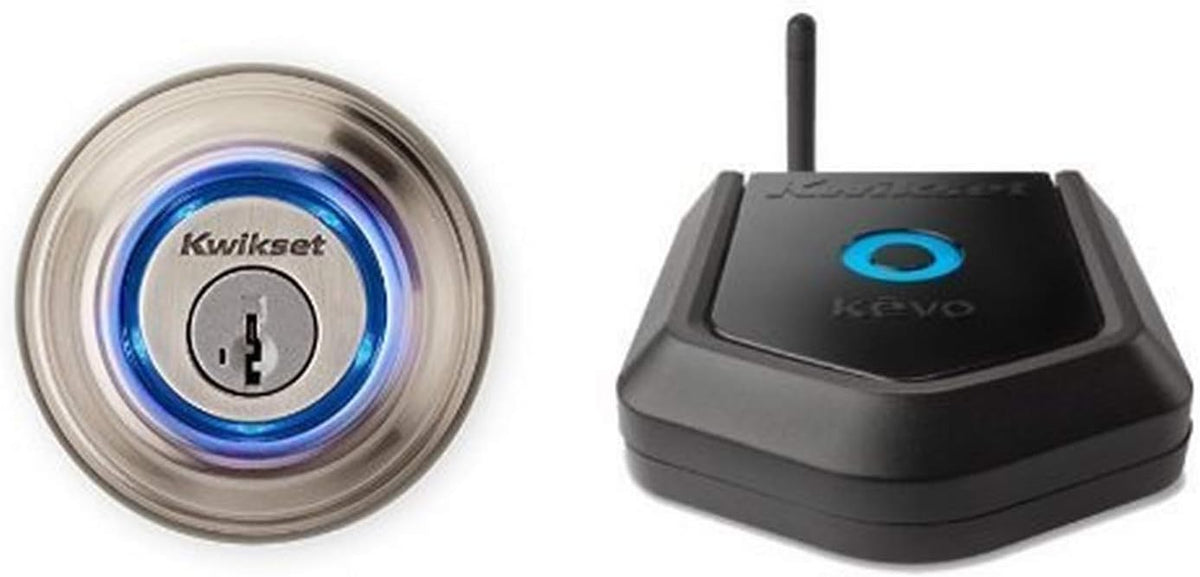Bluetooth Smart Lock in Venetian Bronze and Kevo Plus Hub E83225