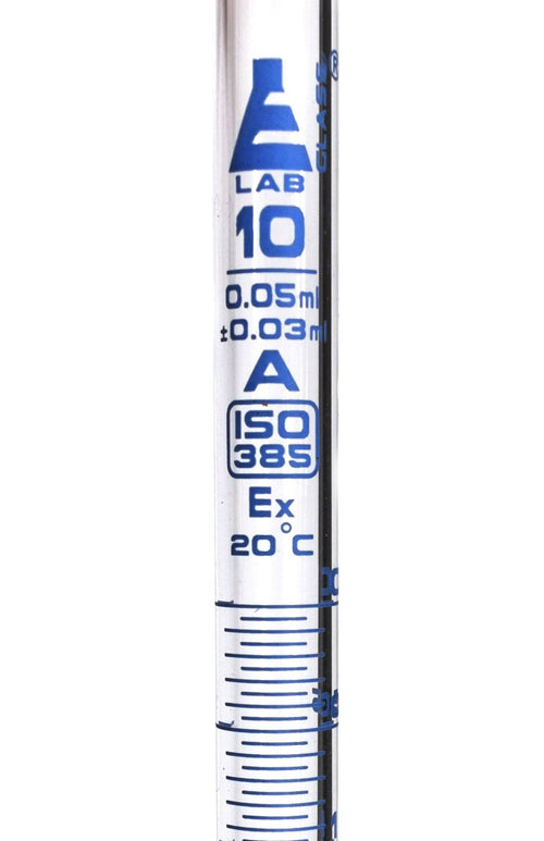 10ml Class A Borosilicate Glass Burette S2315