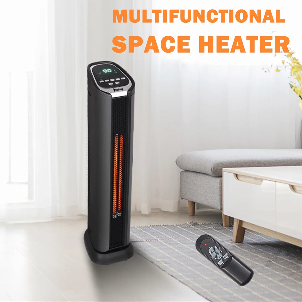 24'' 1500W Adjustable Electric Space Heater O145327