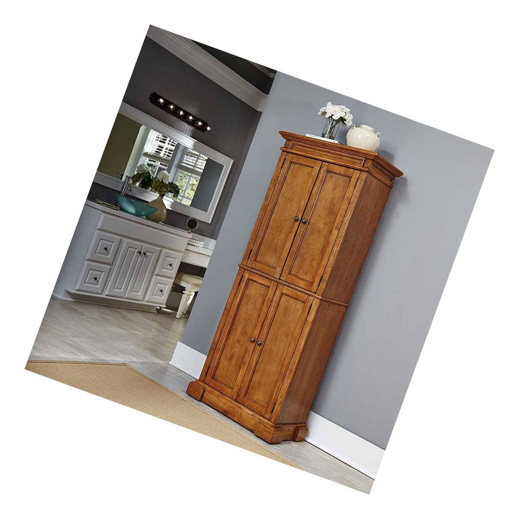 Distressed Oak Pantry O965