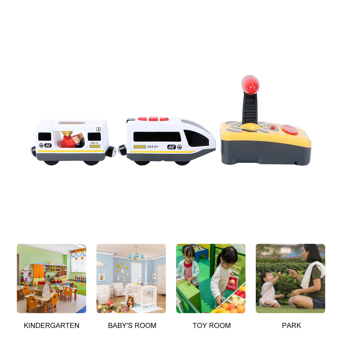 Electric Train Toy RC Train Model Educational Toy L442