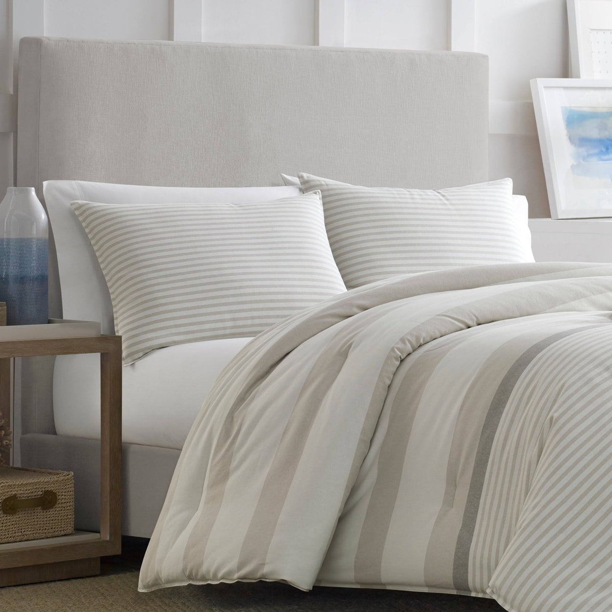 Beige King Duvet Cover Set I187173