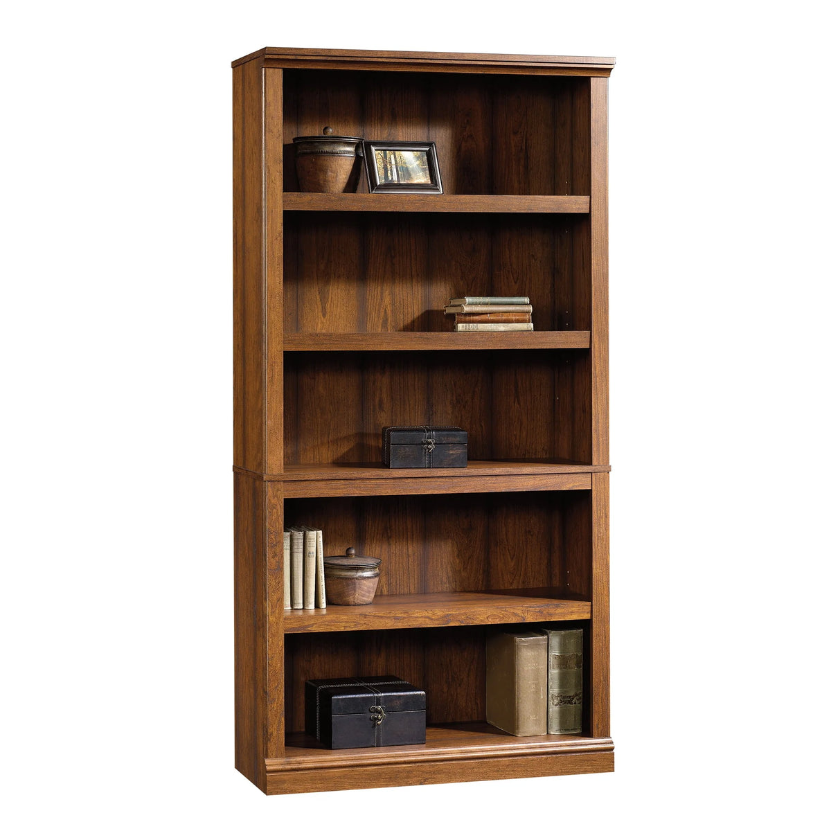 Chalked Chestnut 5-Shelf Bookcase A4471