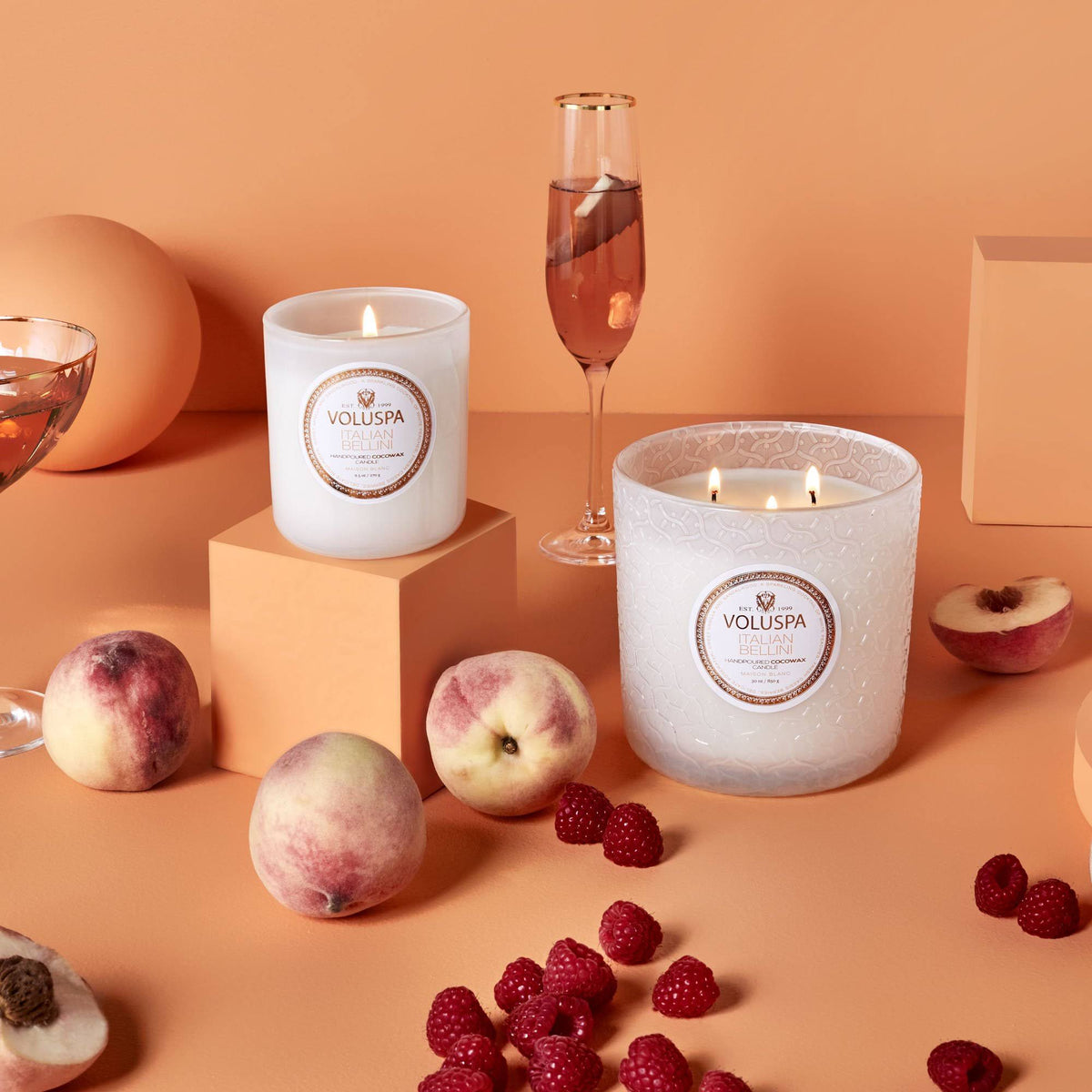 Triple Wick White Candle K532