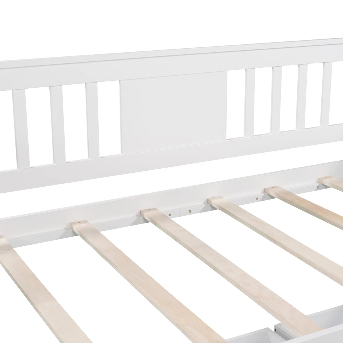 Twin Size White Daybed with Two Drawers E450858